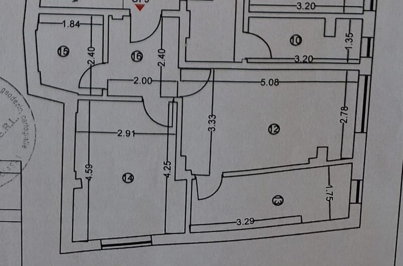 Crangasi, apartament 2 camere, 46 mp, etaj 2/4, centrala,